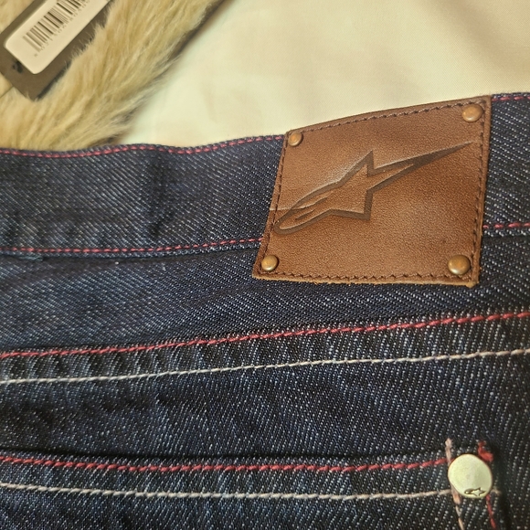 NWT *ALPINESTARS* Roulette Skinny Jean In Indigo - Picture 10 of 12